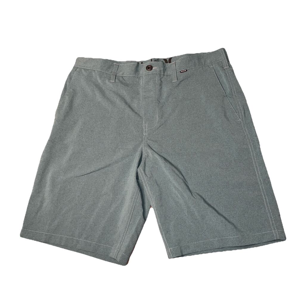 Hurley Shorts Mens 34 Sage Green Casual Performance Golf Chino